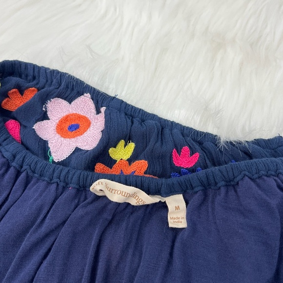 Soft surroundings Banjara Embroidered Blouse size M - Picture 2 of 9